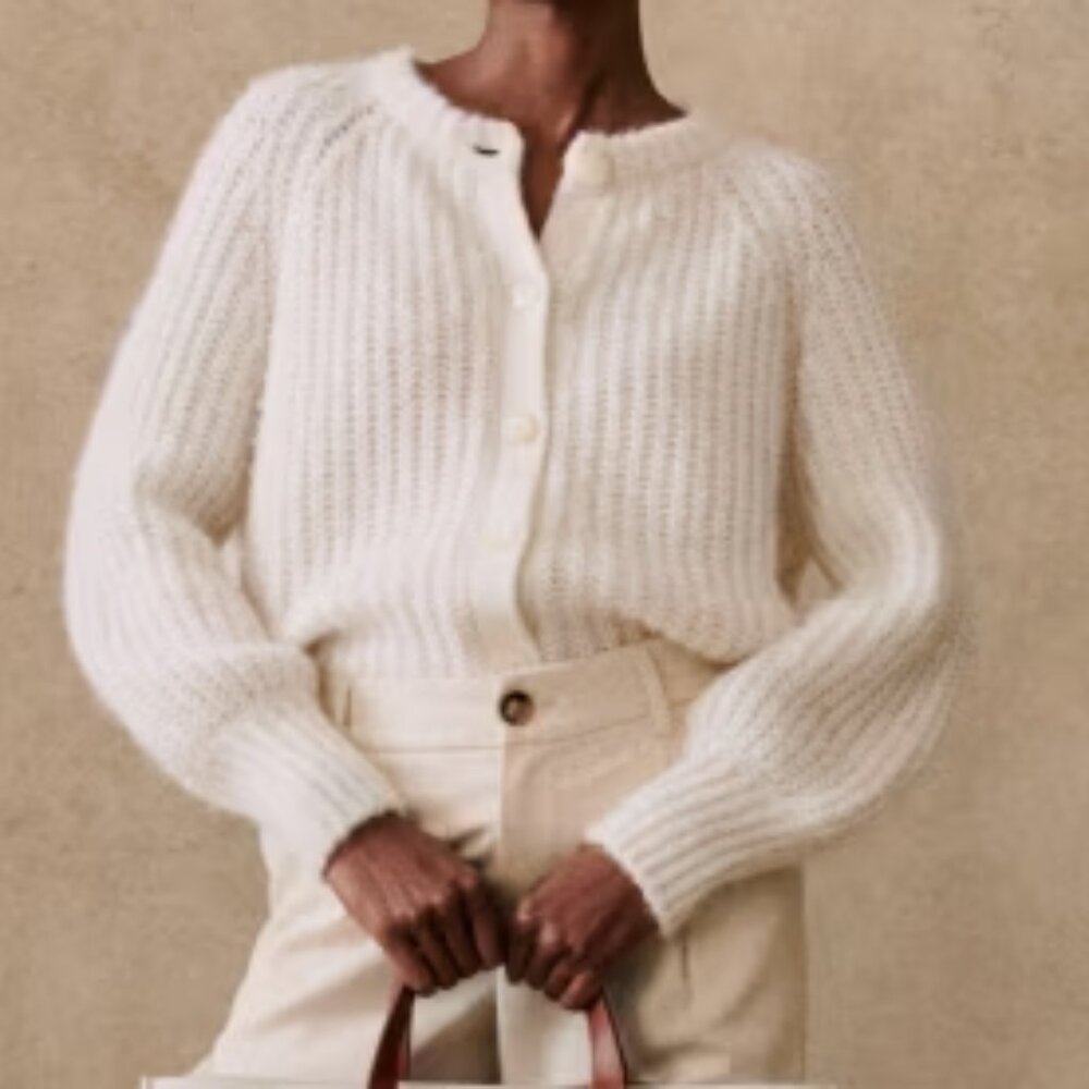 Sezane Emile Cardigan - Ecru